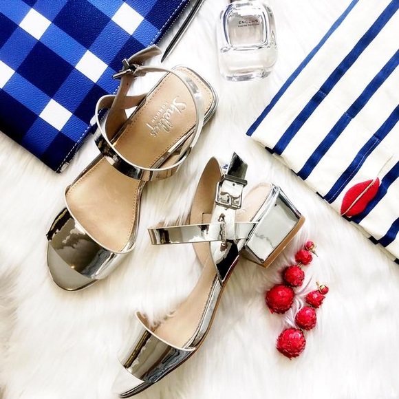 FINAL🚨DONATING SOON‼️ NEW Shellys London Mirror Dacey Leather Sandals - Picture 5 of 9